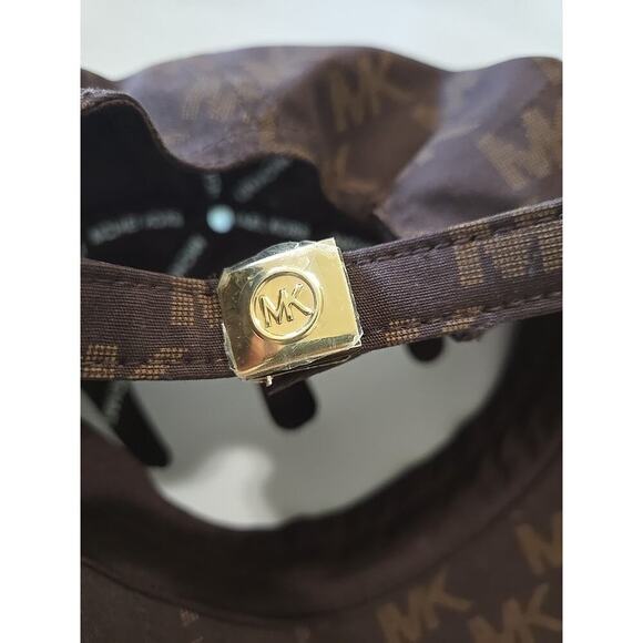 NEW Michael Kors Logo Adjustable Women's Cap Hat in Brown - Picture 8 of 12